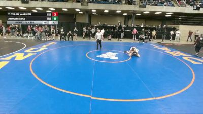 106 lbs Cons. Round 1 - Dylan Warner, Hoopeston vs Armani Diaz, St. Laurence