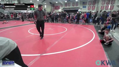 55 lbs Quarterfinal - Achilles Davie, Salina Wrestling Club vs Rykan Janzen, Newkirk Takedown Club