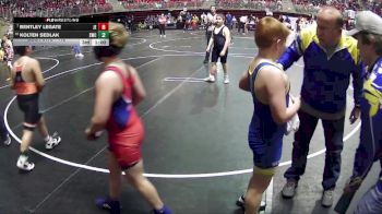 140 lbs Cons. Round 2 - Wesley Wells, Mitchell Wrestling Club vs Greyson Brewer, Ponca Spears Wrestling Club