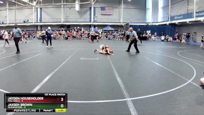 64 lbs Finals (2 Team) - Jayden Householder, Full Circle vs Jaxsen Brown, Headhunters