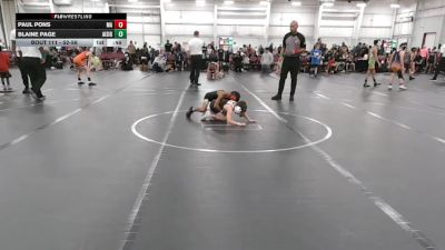 52-56 lbs Semifinal - Paul Pons, Mat Assassins vs Blaine Page, All I See Is Gold