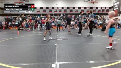 60 lbs Cons. Semi - Levi Littleton-Kimp, Summerville Takedown vs Kallen Howell, Devilcats