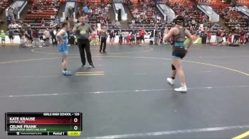 120 lbs Cons. Round 3 - Kate Krause, Moyer Elite vs Celine Frank, Brentwood Wrestling Club