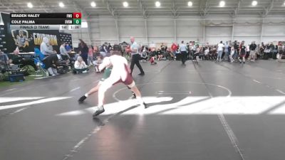 98 lbs Finals (2 Team) - Braden Haley, Freakztyle Wrecking Crew vs Cole Palma, St Vincent St Mary