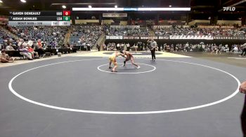 106 lbs Cons. Round 3 - Aidan Bowles, Lenexa-St. James Academy vs Gaven Deneault, Hays HS