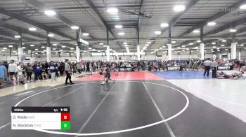 109 lbs Round Of 16 - Derek Wade, Mustang WC vs Noah Stockton, Evwc