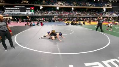 5A 145 lbs Semifinal - Haleigh Oglesby, Canyon vs Bronwyn Sadlier, McAllen