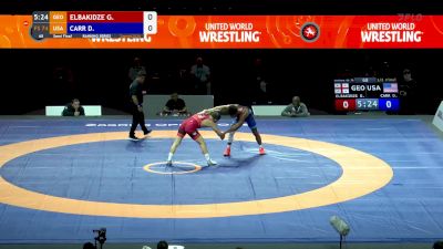 74 kg Semifinal - David Carr, USA vs Giorgi Elbakidze, GEO
