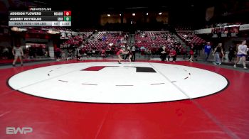 100 lbs Rr Rnd 2 - Addison Flowers, Mcloud HS Girls vs Aubrey Reynolds, Searcy High School