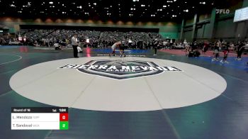 190 lbs Round Of 16 - Luis Mendoza, Toppenish vs Thomas Sandoval, Vacaville