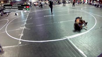 69-75 lbs Semifinal - Amaya Hernandez, Plattsmouth Wrestling Club - Girls vs Bernyce Vazquez, Dorchester