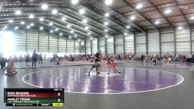 90 lbs Round 3 - Raya Reading, Queen Bees Wrestling Club vs Marley ...