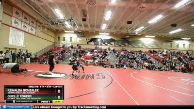 124-135 lbs Quarterfinal - Giselle Rogers, Federal Way Spartans Wrestling vs Reinalda Gonzalez, Ascend Wrestling Academy