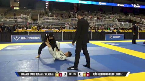 João Pedro Rodrigues Lorentz vs Rolando David Gonzalez Mendoza 2025 Pan Kids Jiu-Jitsu IBJJF Championship