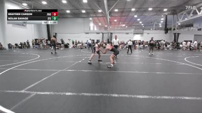 157 lbs Round 5 (6 Team) - Brayden Carson, JV All Stars vs Nolan Savage, Steller Trained Seripas