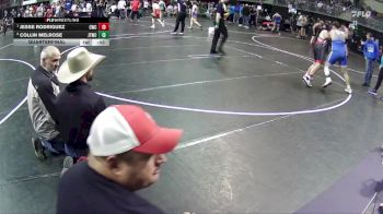 220 lbs Quarterfinal - Jesse Rodriguez, Cozad Wrestling Club vs Collin Melrose, Junior Titans Wrestling Club