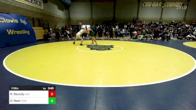 178 lbs Consi Of 16 #1 - Ryker Roundy, Davis (UT) vs Gunnar Neal, Poway