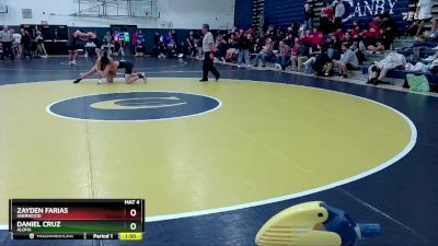 132 lbs 7th Place Match - Daniel Cruz, Aloha vs Zayden Farias, Sherwood