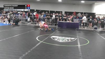 100 lbs Round Of 32 - Samantha Massey, NY vs Sophie Booe, FL