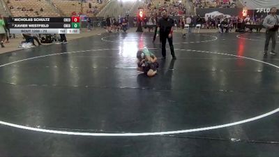 70 lbs Quarterfinal - Nicholas Schultz, Sasquatch Grappling Club vs Xavier Westfield, Williamson Co Wrestling Club