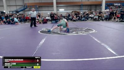 138 lbs Cons. Round 1 - Xayveun Naranjo, Minico vs Noah Carr, BSD Beasts