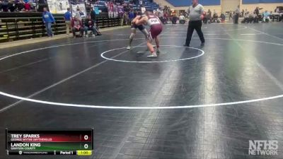 1 - 190 lbs Cons. Round 3 - Landon King, Grayson County vs Trey Sparks, George Wythe (Wytheville)