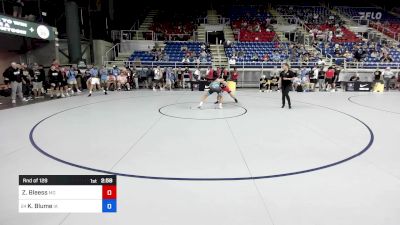 138 lbs Rnd Of 128 - Zac Bleess, MO vs Kade Blume, IA