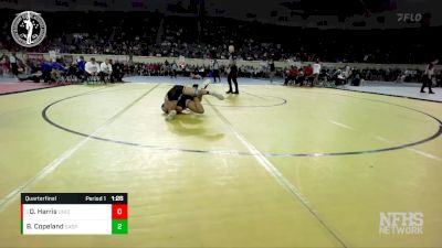 6A - 100 lbs Quarterfinal - Dakota Harris, UNION vs Bailey Copeland, SAND SPRINGS