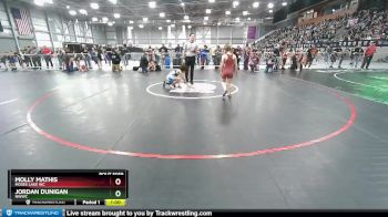 84-88 lbs Round 1 - Jordan Dunigan, NWWC vs Molly Mathis, Moses Lake WC