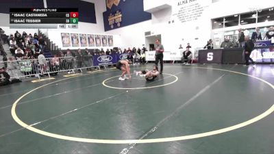 120 lbs Champ. Round 1 - Isaac Tessier, South Hills vs Isaac Castaneda, Canyon Springs