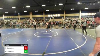 175 lbs Round Of 64 - Gabriel Durazo, San Marcos HS vs William Clark, North Valley RTC