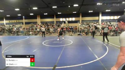 175 lbs Round Of 64 - Gabriel Durazo, San Marcos HS vs William Clark, North Valley RTC