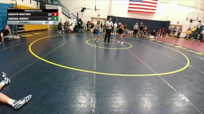 97-103 lbs Round 3 - Autumn Kleinfeldt, Powell Middle School vs Evalina Garcia, Lovell Middle School