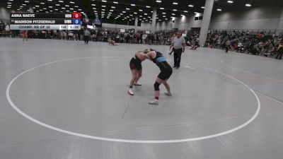 145 lbs Champ. Rd Of 32 - Anna Naeve, Nebraska vs Madison Fitzgerald, Ranger 47 Wrestling Club