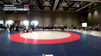 92 lbs Quarters - Tristan Inmon, TN vs Carson Eslinger, VA