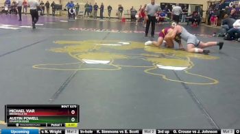 3 - 215 lbs Cons. Round 2 - Austin Powell, Staunton River vs Michael Viar, Brookville HS