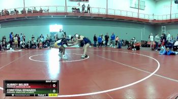 135 lbs Cons. Semi - Aubrey Belser, Franklin Wrestling Club vs Coreyona Edwards, HardWay Wrestling Academy