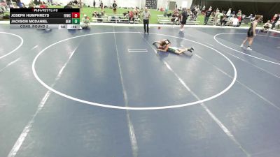 Junior Boys - 157 lbs Cons. Round 3 - Joseph Humphreys, Eastside United Wrestling Club vs Jackson McDaniel, Betterman Elite Wrestling