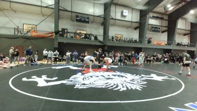 215 lbs Cons. Rd Of 16 - Eli Calderon, UP OUTLAW WC vs Justice Edmiston, West Albany Mat Club