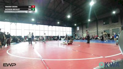 100 lbs Final - Tristen Cross, Brushy Wrestling Club vs Jackson Beckley, Team Tulsa Wrestling Club