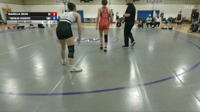124 Open Cons. Semi - Isabella Silva, Grand View University vs Berlin Kiddoo, Central Methodist University