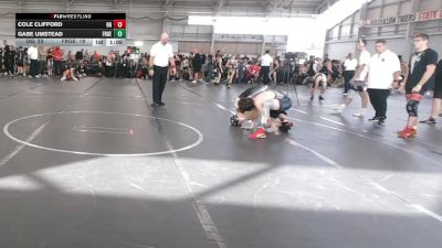 132 lbs Round 3 (8 Team) - Cole Clifford, Ohio Gold vs Gabe Umstead, FORGE