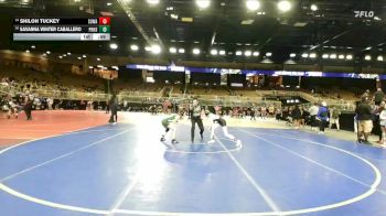 100 lbs Cons. Round 1 - Savanna Winter Caballero, Palmetto Ridge H.S. vs Shiloh Tuckey, Suwannee