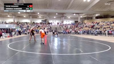 AA 285 lbs Quarterfinal - Peter Savarino, Summit High School vs Jeremiah Townsend, Walker Valley High School