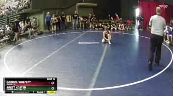 80 lbs Round 5 (6 Team) - Gabriel Wolfley, Idaho vs Brett Koster, Kansas Rattlers
