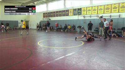 133 lbs Cons. Round 2 - Mark Ramirez, Modesto Junior College vs Ahmad Faizi, Modesto Junior College
