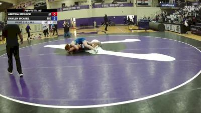 160 lbs 3rd Place Match - Amitria McNack, Avila vs Kaylen McAtee, Colby Community College