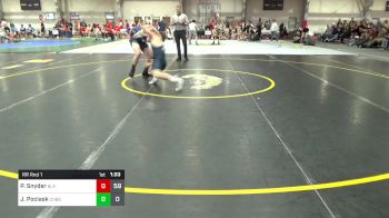 175 lbs Rr Rnd 1 - Peter Snyder, Blair Academy vs JJ Pociask, Christiansburg