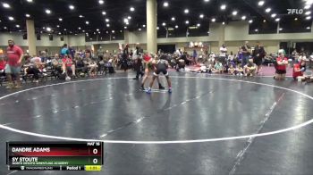 95 lbs Round 2 - Sy Stoute, North DeSoto Wrestling Academy vs Dandre Adams, .