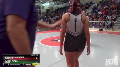 150 lbs Cons. Round 2 - Sherlyn Villasenor, Shadow Hills vs Alyssa Ayala, Downey